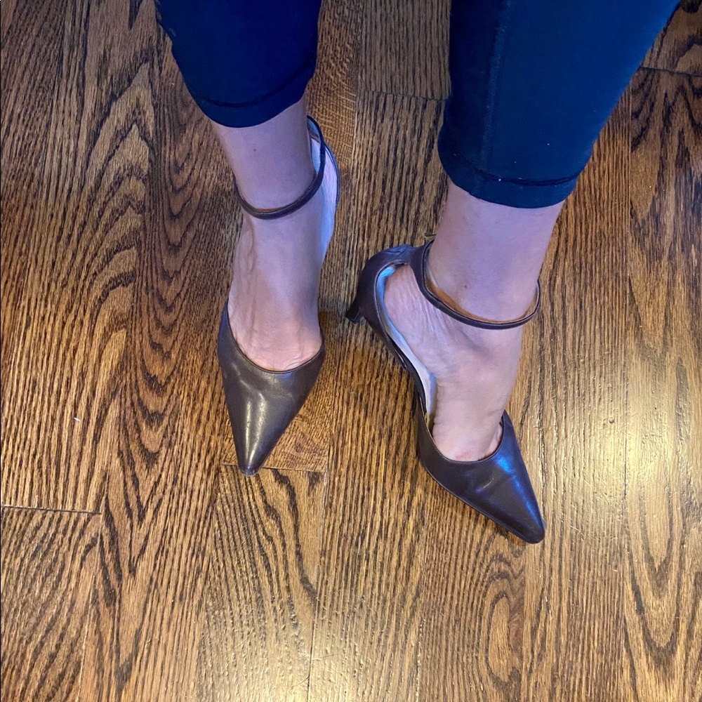 Luciano Barachini Ankle strap  shoes sz 35.5